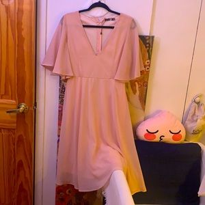 Delicate bell sleeve dress